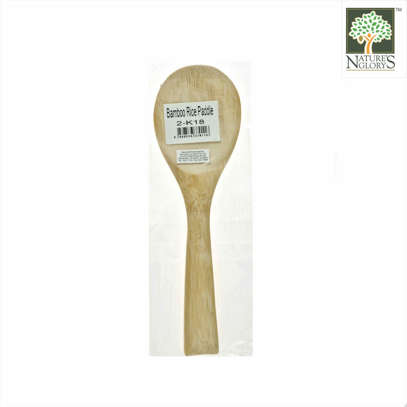 Nature's Glory Bamboo Rice Paddle 1pc