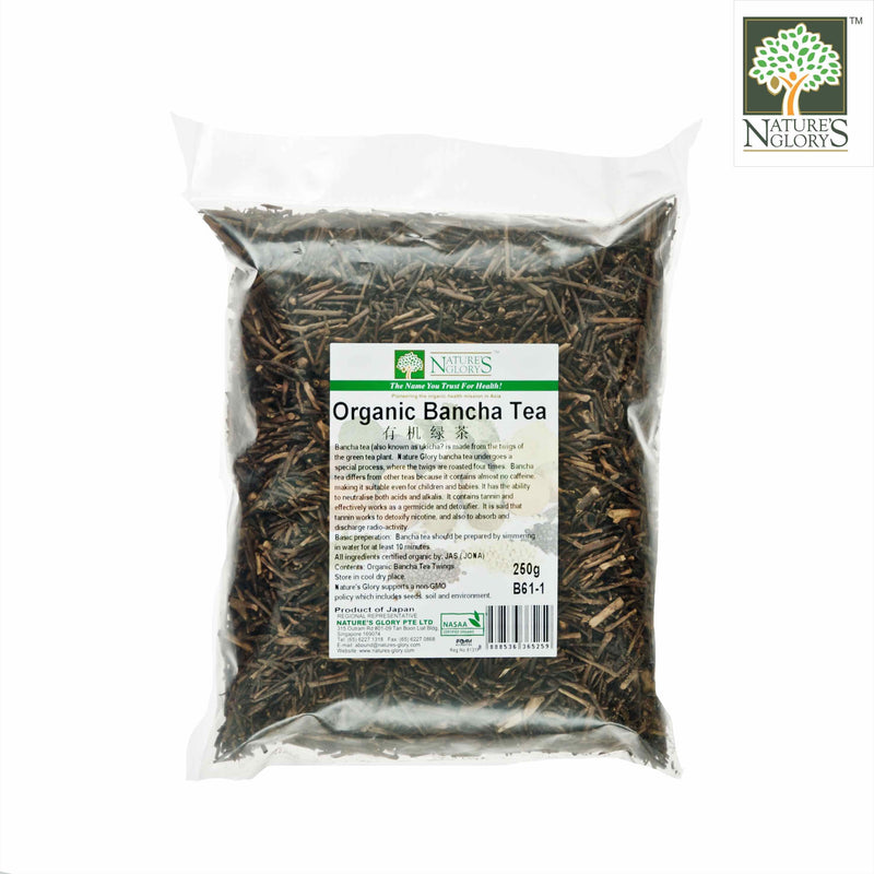 Organic Bancha Tea (Kukicha) Nature's Glory 250g