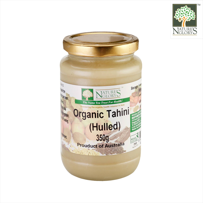 Tahini Hulled (White) Ground Sesame Seeds Nature's Glory 350g (NA 8131P) 