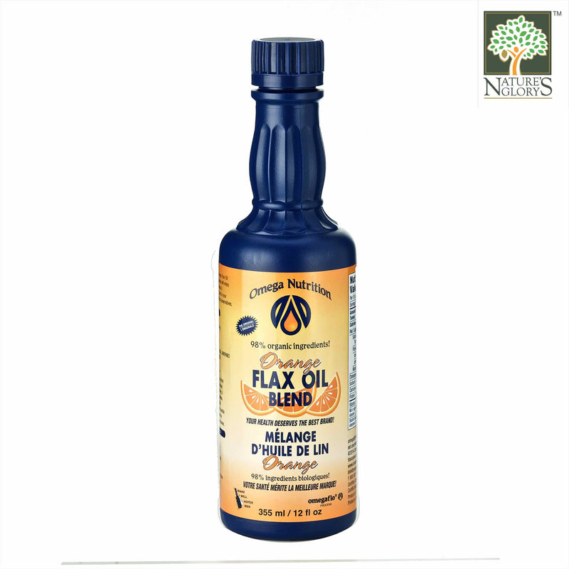 Orange Flax Oil Omega Nutrition 355ml Organic