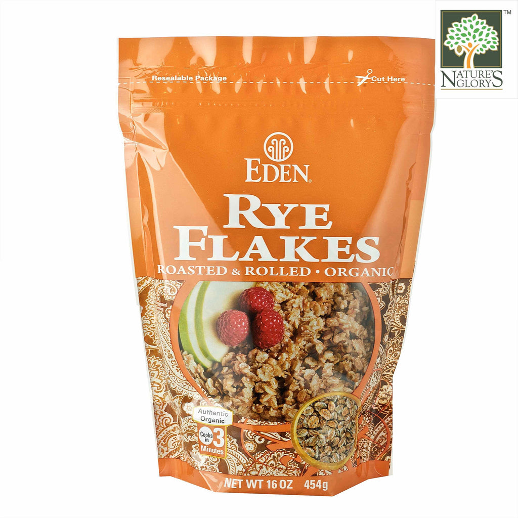 Rye Flakes Eden Organic 454g - Nature's Glory Singapore