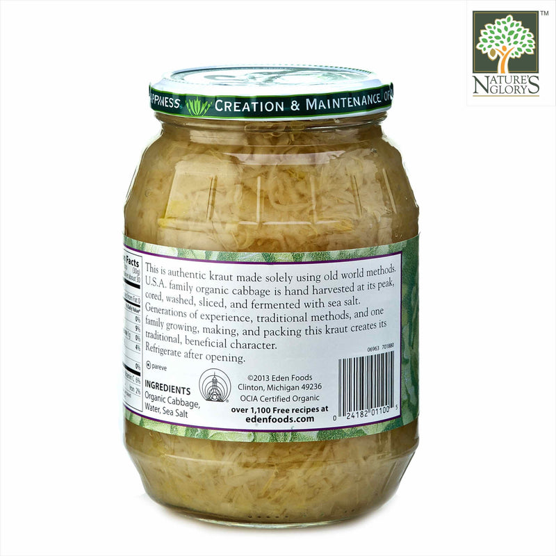 Sauerkraut Fermented Cabbage Eden Organic 907g -  View 2