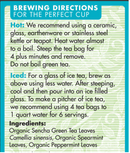 Sencha Mint (Green Tea with Mint) Eden Organic 16 tea bags - View 2