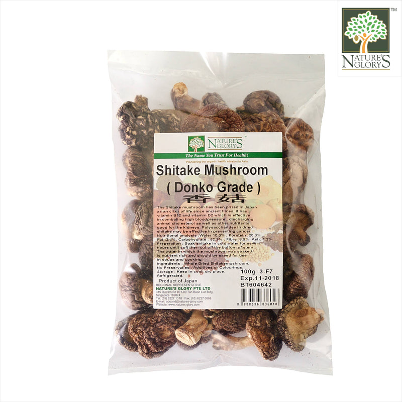 Shiitake (Donko Grade) Nature's Glory 100g