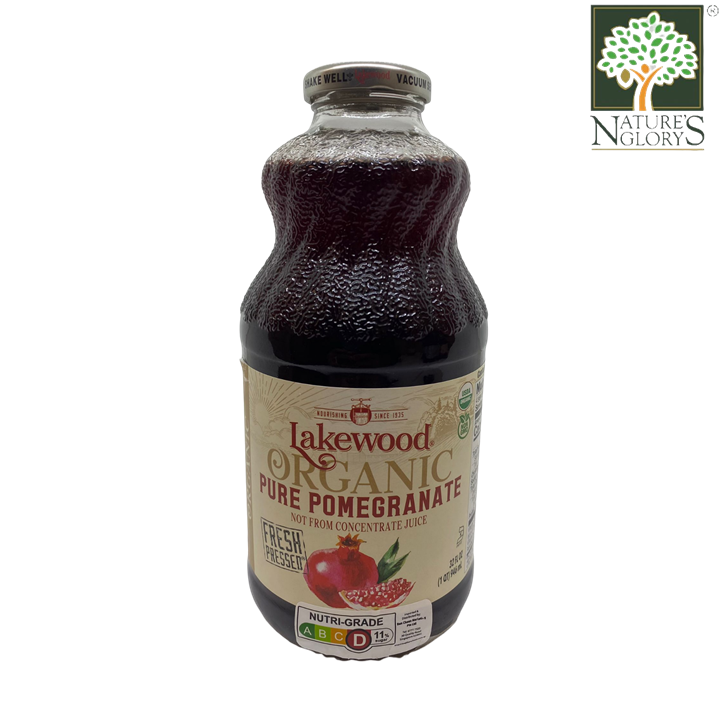 Organic Pure Pomegranate Juice Lakewood 946 ml(BB: