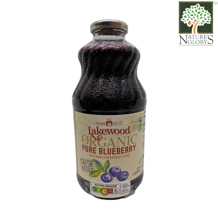 Organic Pure Blueberry Lakewood Juice 946 mL(BB: