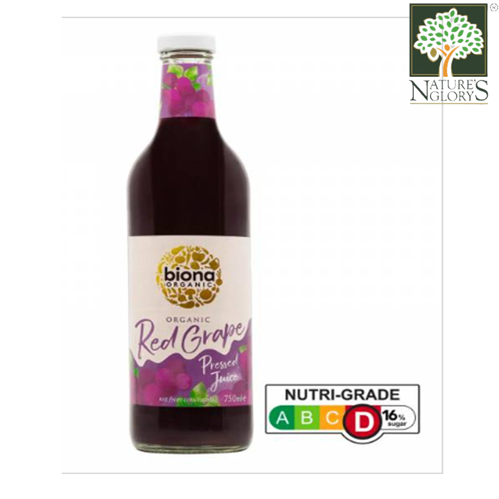 Secna Biona Organic Red Grape Pressed Juice 750ml(BB: October 21,2026 ...