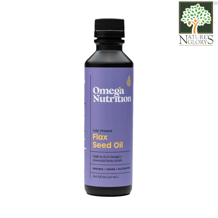 Flax Oil Omega Nutrition 237ml/946ml Organic (BB: 237ml-July 08,2025, 946ml-Jan 23,2026)