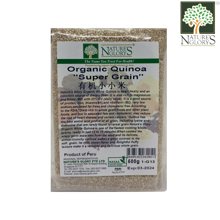 Organic White Quinoa "Super Grain" 500g/1kg Organic (Best before: Approx. 1 year)