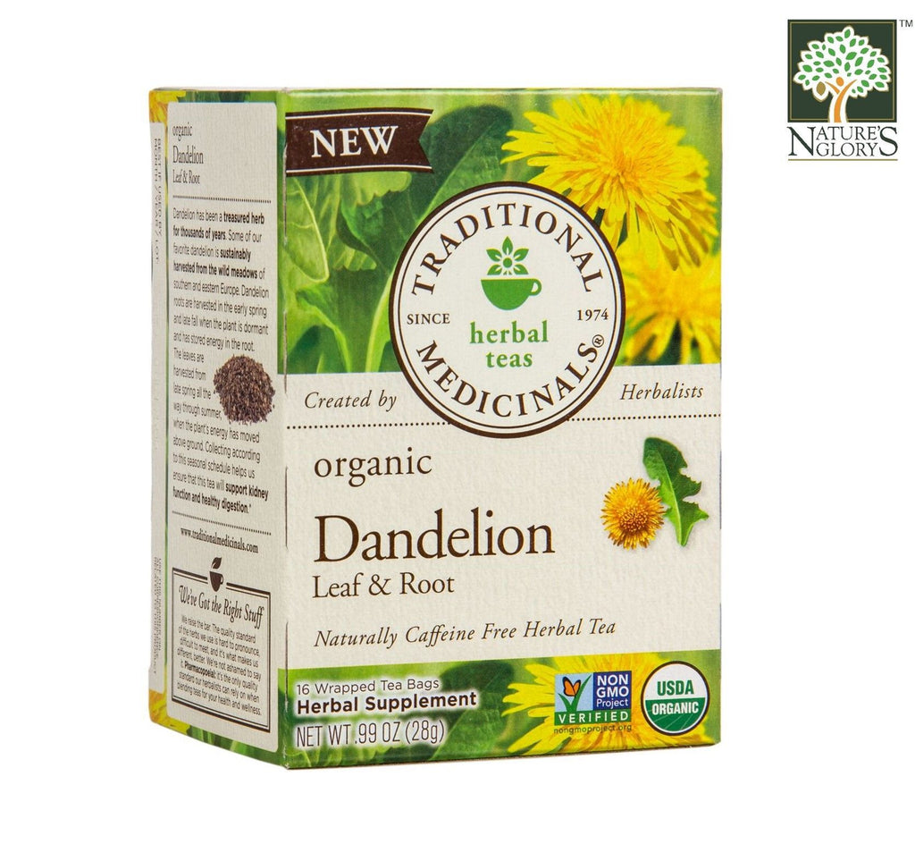 Traditional Medicinals Dandelion Leaf & Root Herbal Tea-Nature's Glory ...