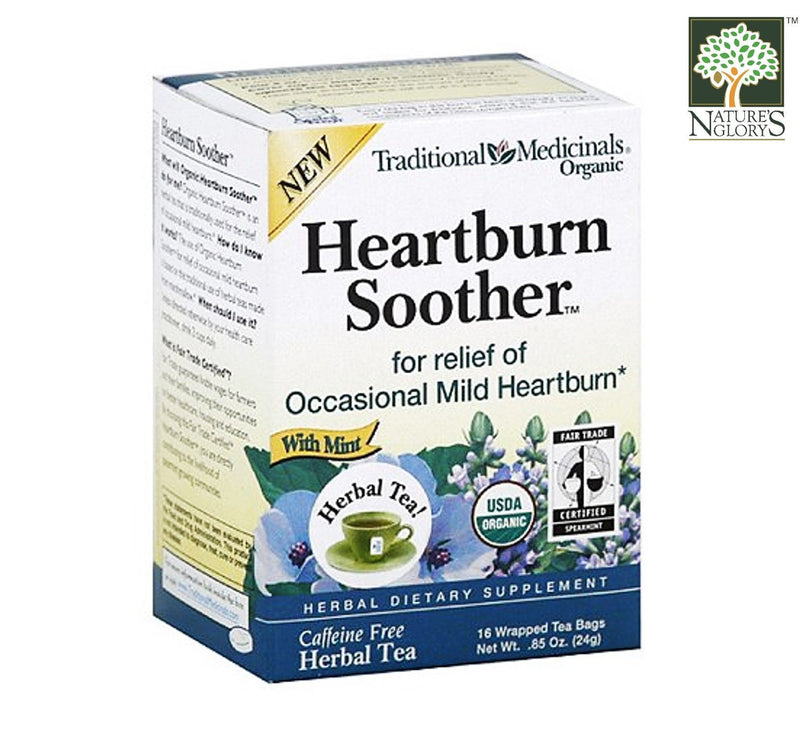 Traditional Medicinals Heartburn Soother Tea 16bags Organic.