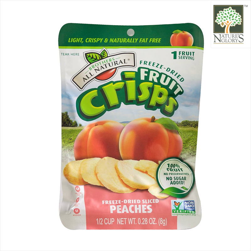 White & Yellow Peach Crisp Brothers-All-Natural 8g