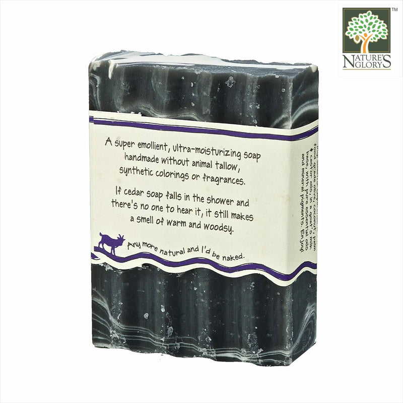 Zum Bar Goat's Milk Soap, Cedar 3 oz - Back View