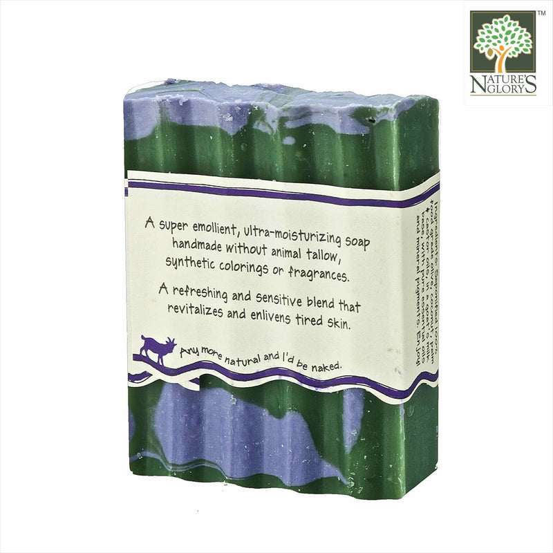 Zum Bar Goat's Milk Soap, Lavender-Mint 3 oz - Back View