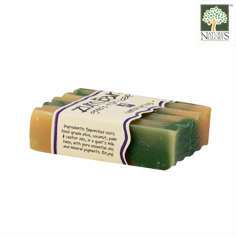 Zum Bar Goat's Milk Soap, Lemongrass 3 oz - Side View