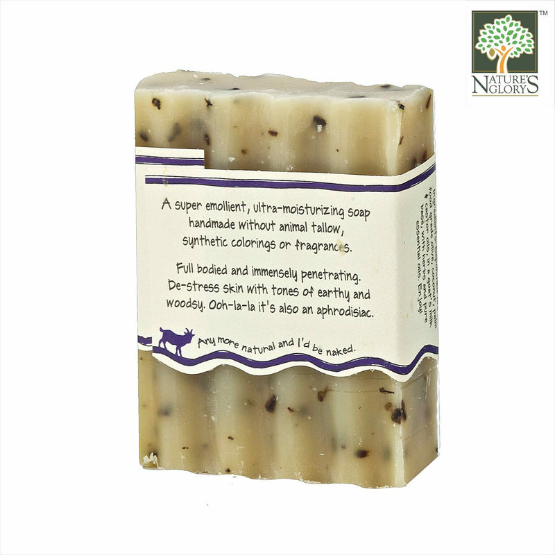 Zum Bar Goat's Milk Soap, Patchouli 3 oz - Back View
