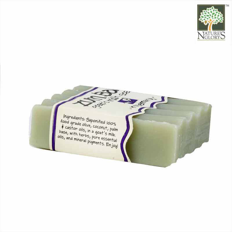 Zum Bar Goat's Milk Soap, Rosemary 3 oz - Side View