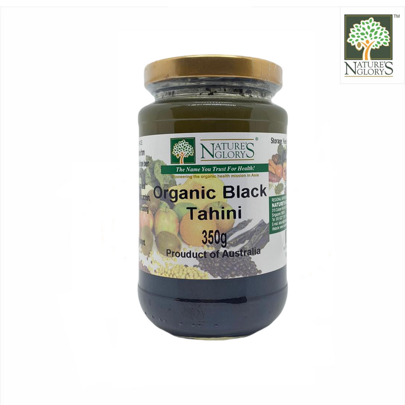 Organic Black Tahini Nature's Glory 350g ( BB: Approx. 1 year)