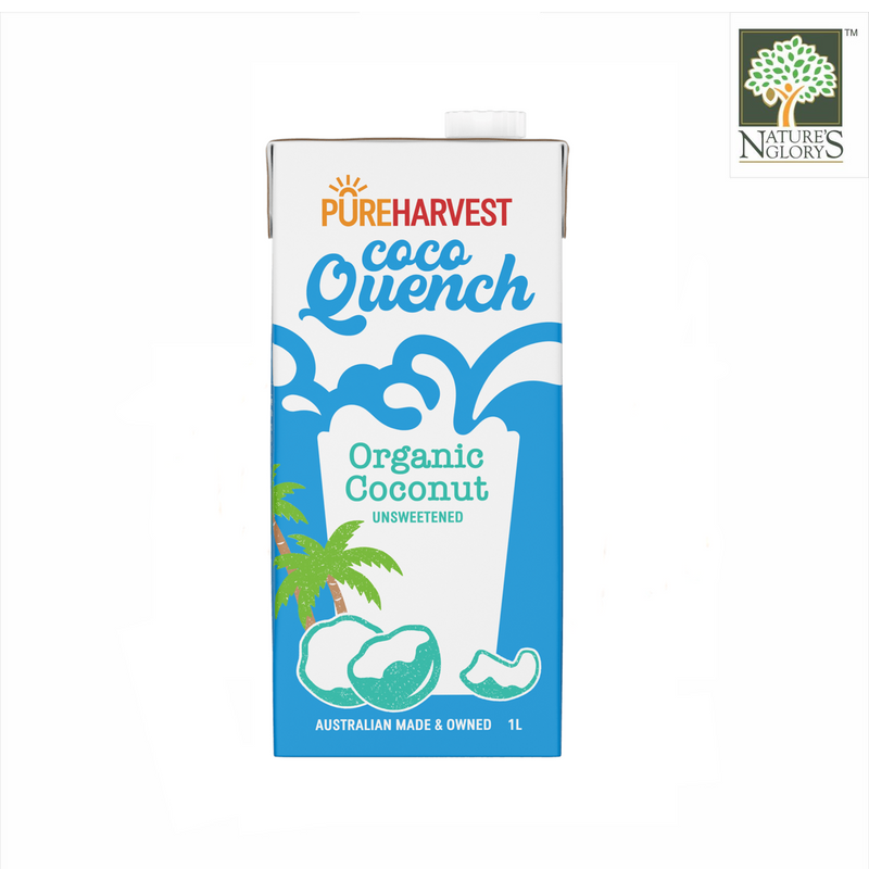 Coco Quench Milk  PureHarvest 1litre Organic Nett(BB: October 02,2025)