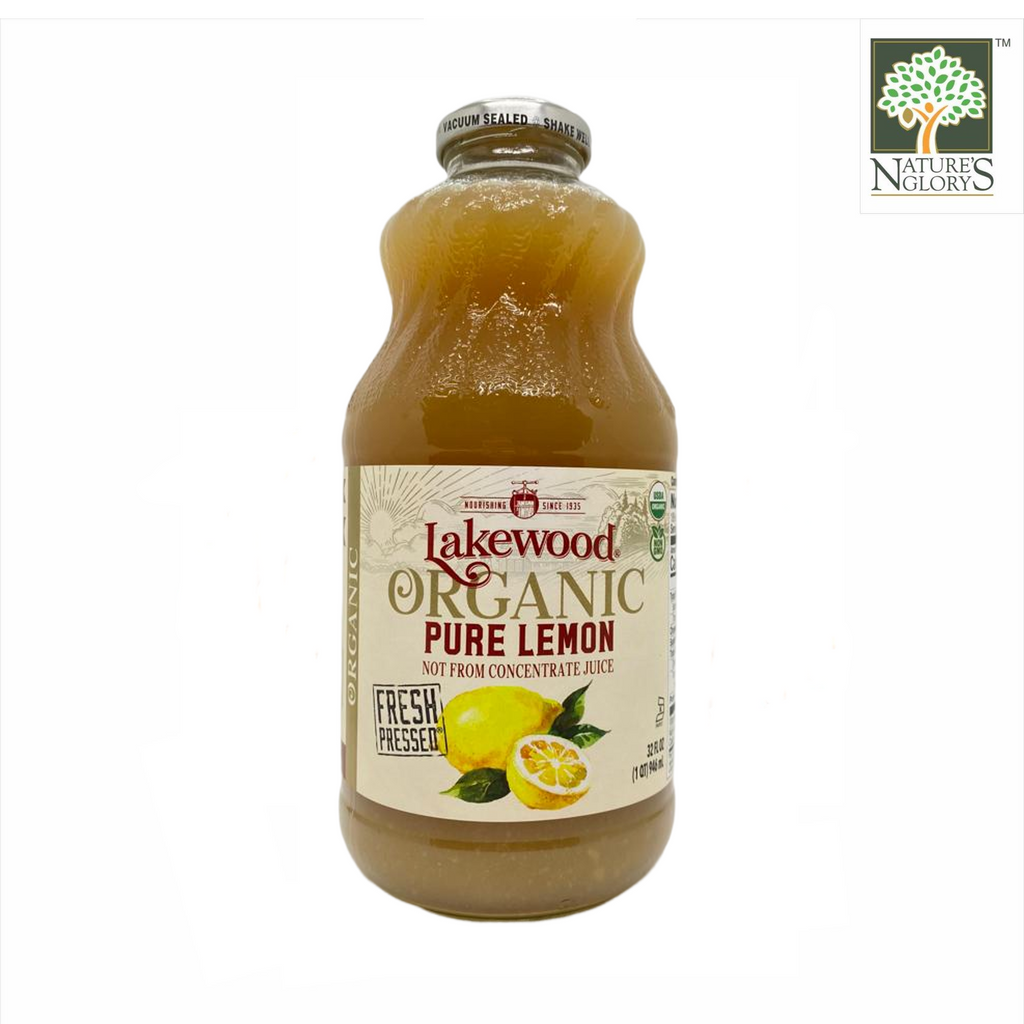 Organic Pure Lemon Juice Lakewood 946 ml - Nature's Glory Singapore